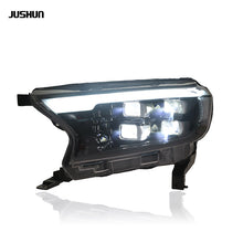 LED Headlights Assembly Front Lamps DRL Black for Ford Ranger 2016-2019