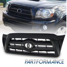 Front Bumper Grille For 2005-2011 Toyota Tacoma Factory Style Glossy Black Grill