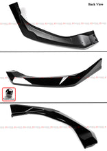 For 2025+ Honda Civic 11th Gen Yofer Glossy Black Front Bumper Lip Splitter