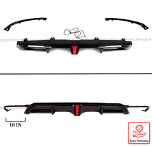 For 2022-2025 Honda Civic FL1 FL2 Hatchback LED Rear Diffuser + Touring Exhaust Tips