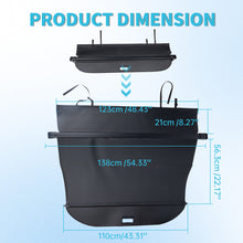 Trunk Retractable Cargo Cover Security Shield For Subaru Outback 2015–2019