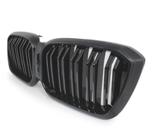 Fit 22-24 BMW X3 G01 22-25 X4 G02 LCI Front Bumper Grill Black Dual Slat Grille