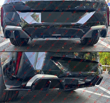 For 2025-2026 BMW X3 G45 M Sport V-ST Style Gloss Black Rear Bumper Diffuser Kit
