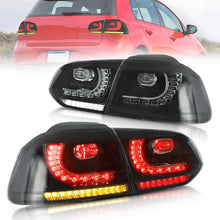 SMOKED LED Taillights fit for 10-14 VW GOLF 6 MK6 GTI 12-13 Golf R With Sequential Indicators