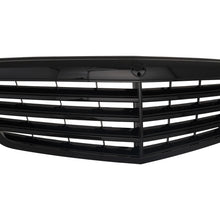 For 2010-2013 Mercedes Benz E Class W212 Sedan E350 E550 Front Bumper Grill Grille Glossy Black