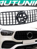 All Black GTR Front Grille for Mercedes GLE GLE400 GLE350 Coupe GLE63S AMG 2020+