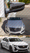For 2014-2025 Cadillac CT5 CT6 CTS Full Carbon Fiber M Style Side Mirror Covers Caps Stick-On