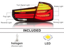 Pair LED Tail Lights For BMW 3 Series F30 F35 F80 M3 2012-2018 Clear Lens