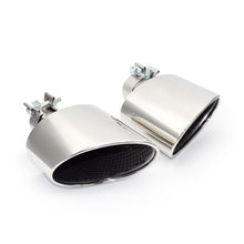 60mm Inlet Chrome Exhaust Tips For AUDI A4 A5 A6 A7 Refit To RS4 RS5 RS6 RS7