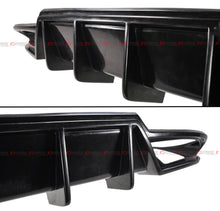 Unpainted Black For 2013-2020 Lexus GS300 GS350 F Sport WA Style Shark Fin Rear Bumper Diffuser