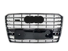 S8 Style Chrome Front Bumper Mesh Grille for Audi A8 W12 2015-2018