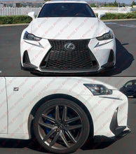 Gloss Black Front Bumper Lip Splitter For 2017-2020 Lexus IS200t IS300 IS350