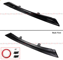 For 2020-2025 Toyota Corolla Sedan SE XSE V2 Gloss Black Front Bumper Lip Splitter