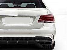 Rear Diffuser Black Exhaust Tips For Mercedes E W212 S212 E250 E300 E350 AMG 2014-2016 di208