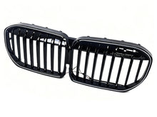For 2020-2022 BMW 7-Series G11 G12 LCI Gloss Black LED Front Kidney Grille Grill Light