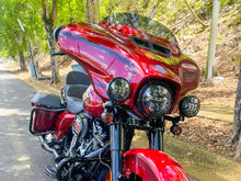 4.5" LED Passing Light Brackets Black for Harley Road Glide 2006-2023
