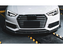 Black Front Fog Light Cover Fit For AUDI A4 B9 S-LINE 2016-2018 Bumper Grille US