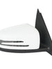 White Right Left Mirror For 2010-2014 Mercedes W204 C300 with Blind Spot Heat Mirror