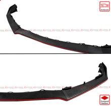 Matte Carbon Fiber Style Front Bumper Lip Splitter Textured Black For 2017-2021 Honda Civic