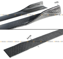 For 2014-2024 Infiniti Q50 Honeycomb Carbon Fiber Side Skirt Extension