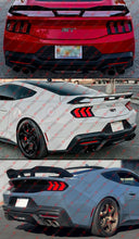 For 2024-2026 Ford Mustang S650 Matt Black Rear License Plate Frame Holder Panel