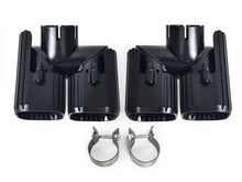 Pair Black Exhaust Muffler Tips for 2020-2026 Land Rover Defender L663 90/110/130 3.0L/2.0L