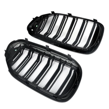 Gloss Black Fit BMW 5 Series G30 G31 530i 540i 2017-2020 Front Kidney Grille