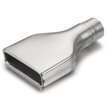 Stainless Steel Square Exhaust Tip 2.25" inlet 6" x 1.8"Outlet 10" Long Camaro