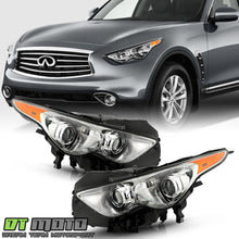 Left+Right For 2009-2017 Infiniti FX35 FX50 QX70 w/o Sport Pkg Non-AFS Projector Headlights