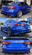 For 2022-2025 Honda Civic Sedan M Style Gloss Black High Kick Trunk Spoiler Wing