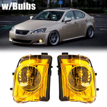 Yellow Lens Front Fog Lights Lamps w/Bulbs for LEXUS IS250 IS350 2006-2010