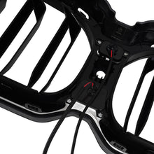 For 2021-2023 BMW 5Series G30 G31 LCI Front Bumper Kidney LED Light Grille Grill Gloss Black