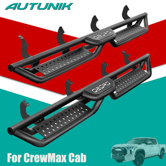 6'' Running Boards for 2022-2025 Toyota Tundra CrewMax Drop Down Side Step Nerf Bars