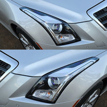 Pair Left+Right Clear Headlight Cover Lens For Cadillac ATS 2013-2018