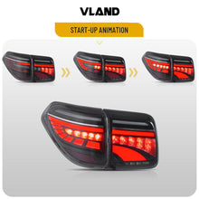 Smoked LED Tail Lights For 2017-2020 Nissan Armada With Start-UP Animation Rear Lamps