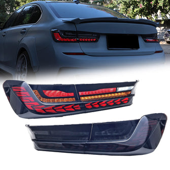 LED GTS Tail Lights for BMW 3 Series G20 M3 G80 2019-2022 Animation Rear Lamps