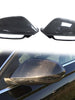 Carbon Fiber Side Mirror Covers Replace For AUDI A6 C7 S6 RS6 2012-2018 with Lane Assist od37