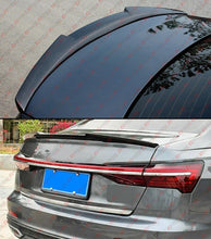 M Style Real Carbon Fiber Rear Trunk Spoiler Wing fit for Audi A6 S6 C8 Sedan 2019-2024