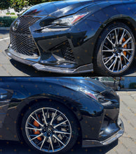 For 2015-2019 Lexus RC F RCF CTM Design Real Carbon Fiber Front Bumper Lip Splitter