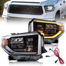 Full LED Headlights For Toyota Tundra 2014-2021 w/Sequential Turn Signlas