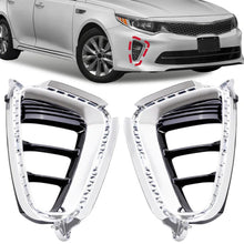 Front Chrome Fog Light Bezel Trims For Kia Optima 2016-2018