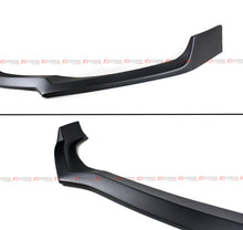 For 2017-2022 Infiniti Q60 V2 Matt Black Full Size 1Pc Front Bumper Lip Splitter