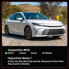 For 2025 2026+ Toyota Camry LE SE XSE XLE CTM Design Gloss Black Side Skirt Extension