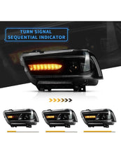 LED Projector Headlights Sequential Turn Signal For 2011-2014 Dodge Charger