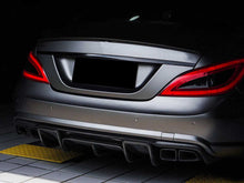Black Quad Exhaust Tip Muffler Pipe Replace For Mercedes W204 W221 W212 W218