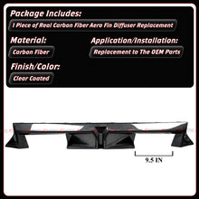 For 2023-2026 BMW G87 M2 CS Style Real Carbon Fiber Rear Bumper Diffuser Valance