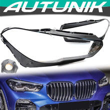 Clear Headlight Lens Cover Pair For BMW X5 X6 G05 G06 X5M X6M 2019-2021
