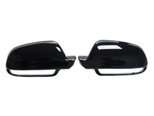 With Lane Assist for 2013-2016 AUDI A4 S4 RS4 A5 8T S5 B8.5 Gloss Black Mirror Caps Cover