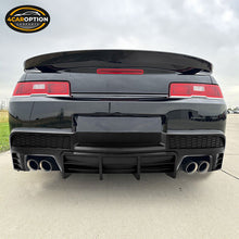 Fits 2014 2015 Chevrolet Camaro Ikon Style Rear Diffuser Bumper Lip Spoiler Gloss Black PP