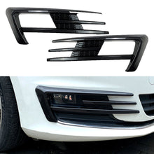 Fog Light Bumper Vent Trim For VW Golf 7 MK7 TSI TDI 2013–2016 Gloss Black